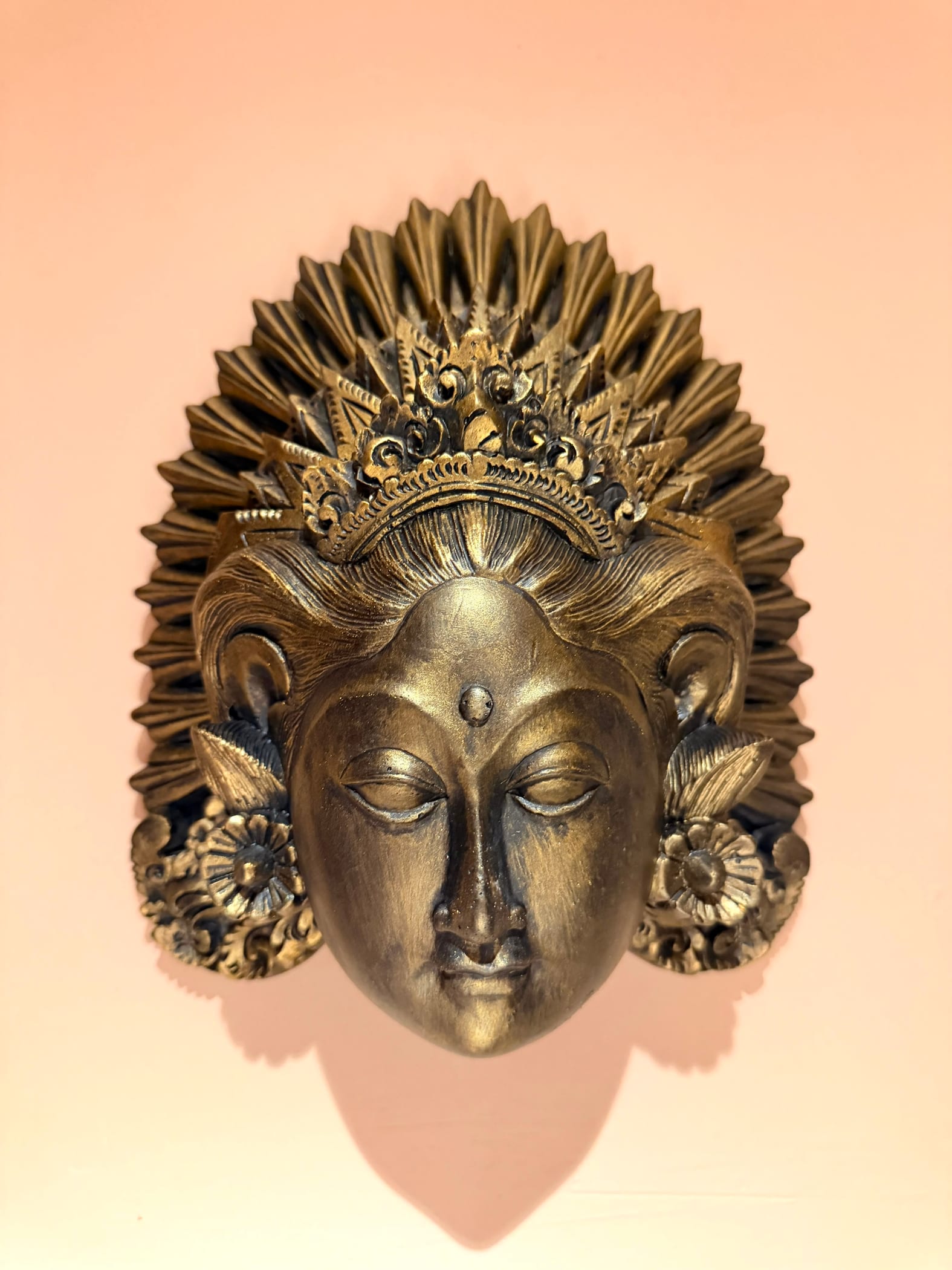 Balinese Goddess Wall Mask