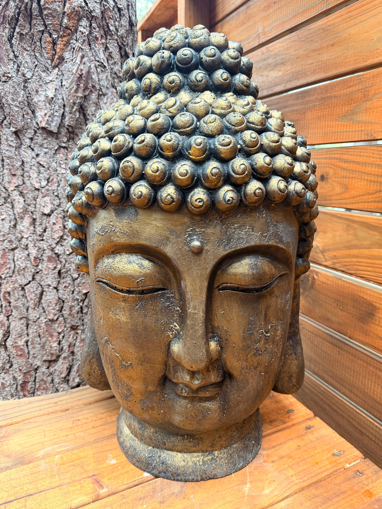 Golden Head Buddha XL